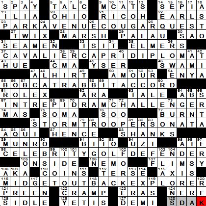 rolex rival crossword clue.